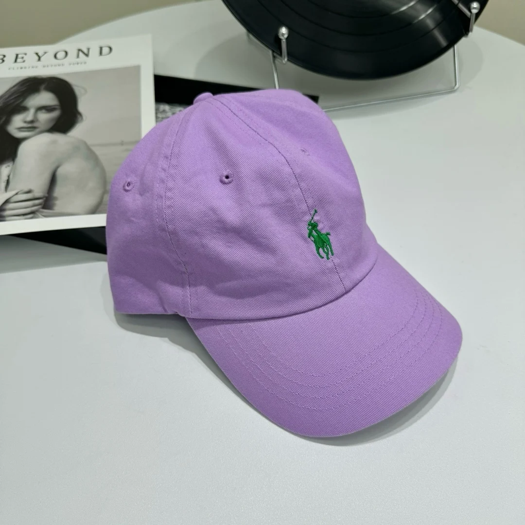 رالف لورين ‍ ‍ ‍ قبعات بيسبول بحروف للرجال والنساء، قبعات من اللباد، ماركات أزياء للحماية من الشمس، شينهان للخريف والشتاء