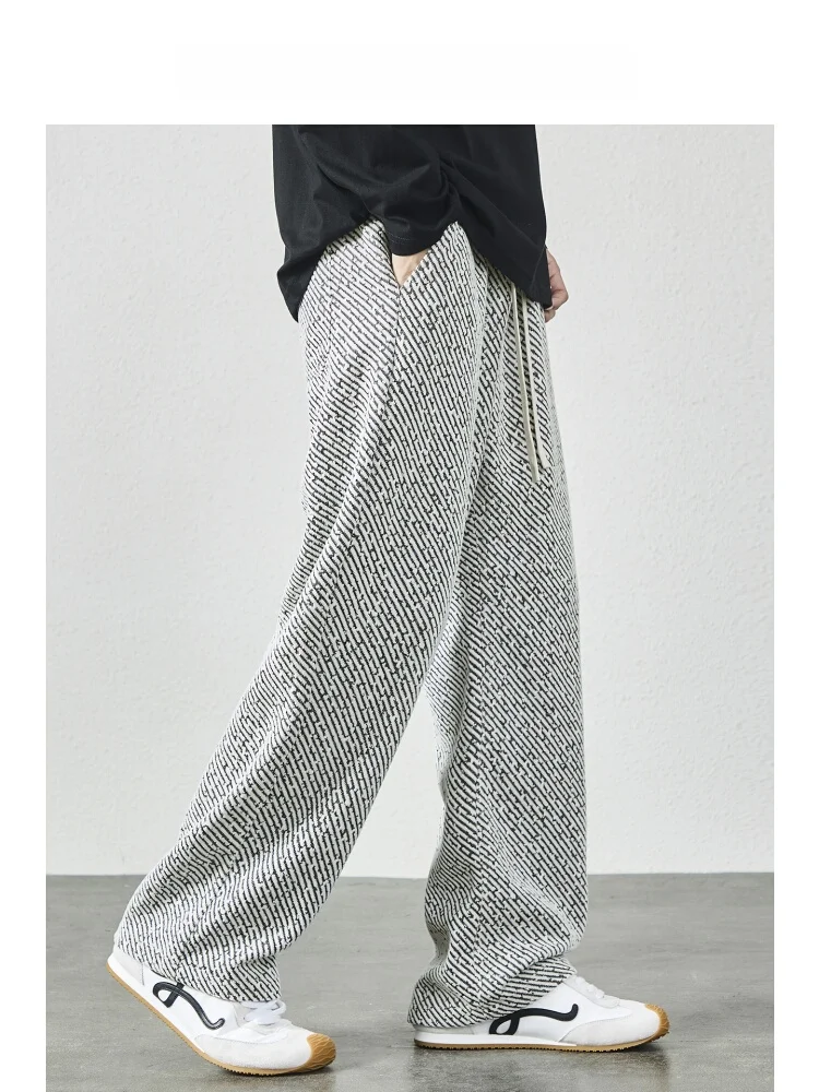 

UR YTUT American Lazy Sle мужские прямые повседневные брюки осенние модные свободные повседневные брюки большого размера