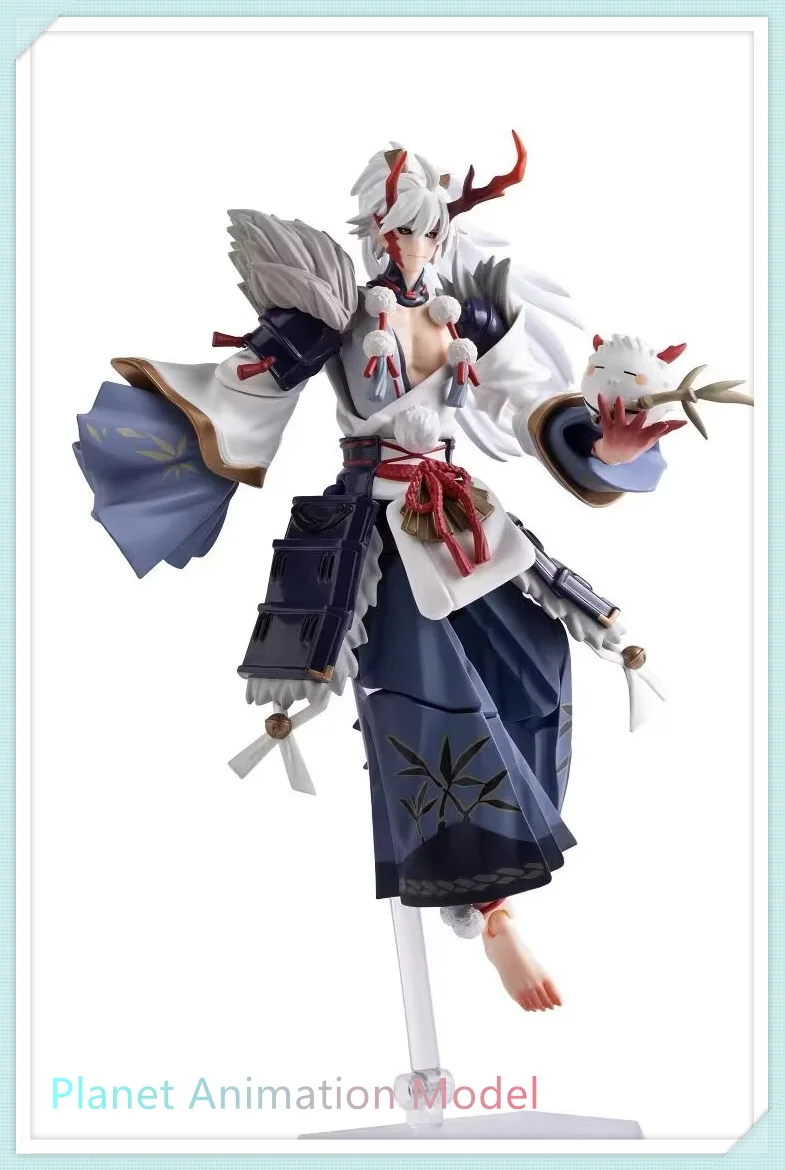 Figma-Onmyoji Lbaraki Duplo ji Figura Anime, Modelo De Ação, Brinquedo De PVC, Presente Colecionável Para Crianças, 100% Original, SP-132