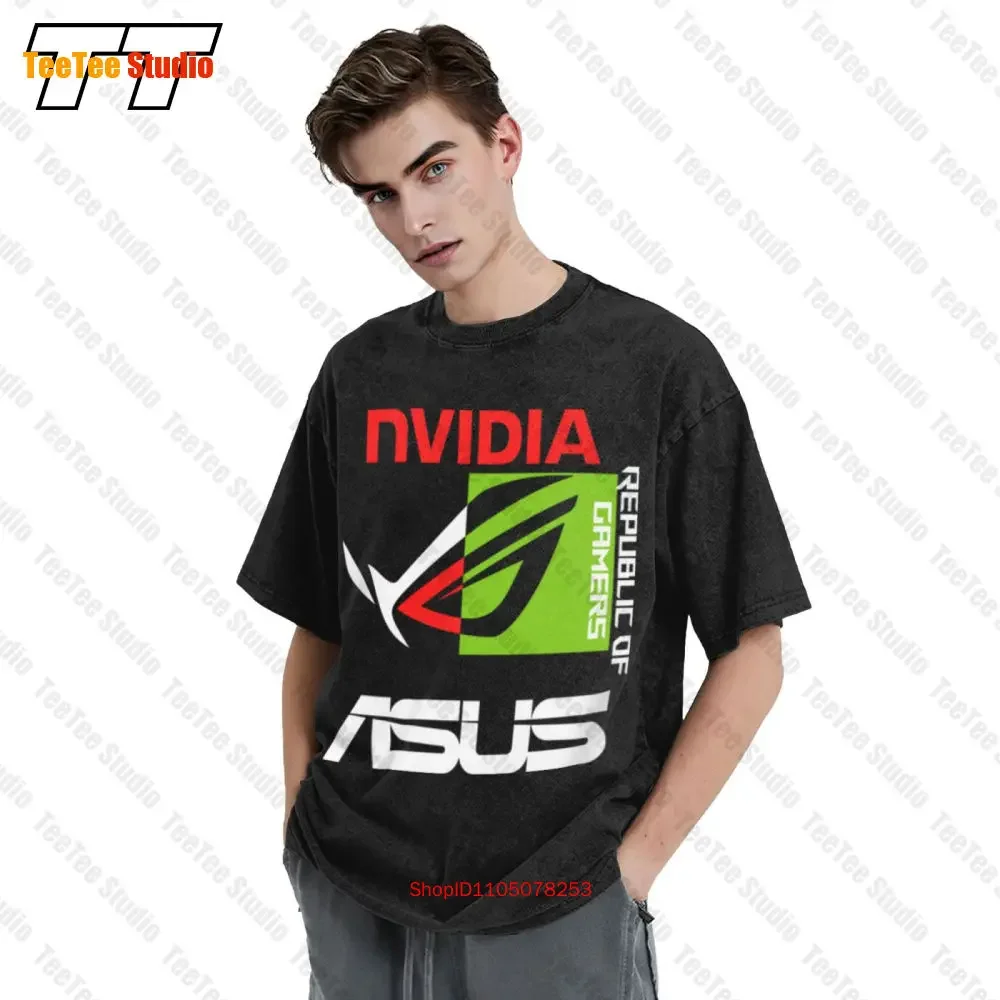 Nvidia X Asus Rog Republic Of Gamers Lap Pc 01 Men'S Clothes Unisex T-Shirt 20EQ