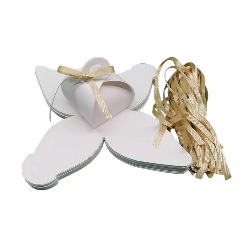 24/48Pcs Mini Laterne Süßigkeiten Geschenk Box Mit Griff Falten Hochzeit Gunsten Geschenk Verpackung Box Mit Band Geburtstag party Dekoration – Detail 3