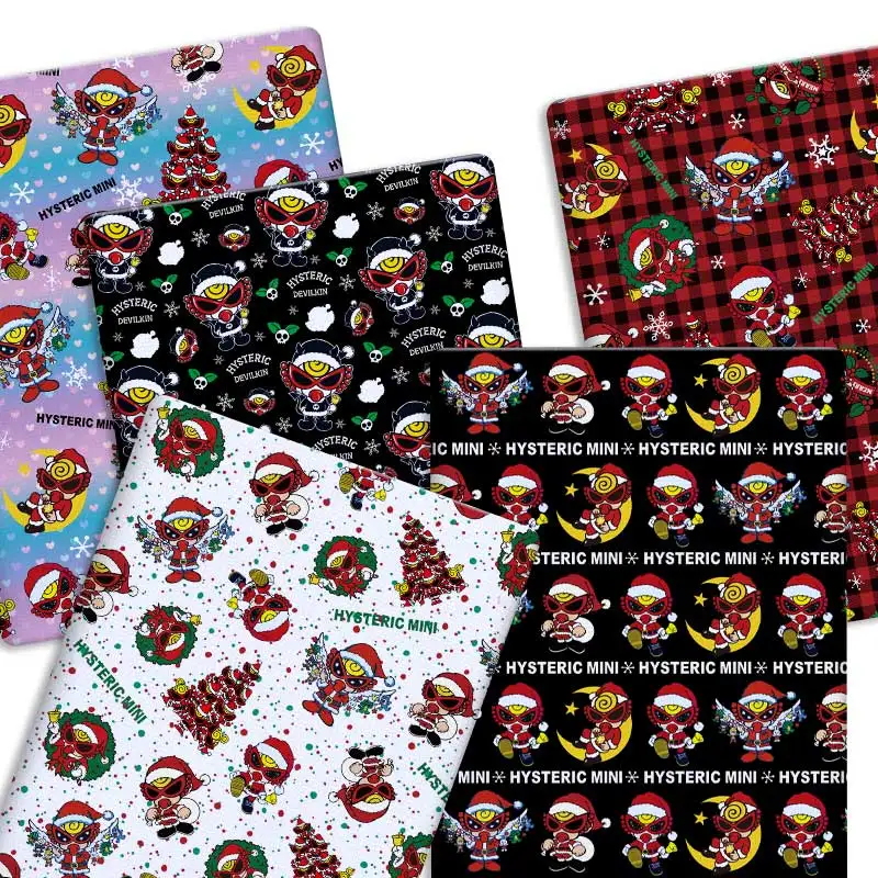 

Ткань с мультяшным принтом для детей, ручное шитье своими руками, лоскутное шитье, детское платье, домашний лист, хит продаж, сделай сам, Брикс, 140 см