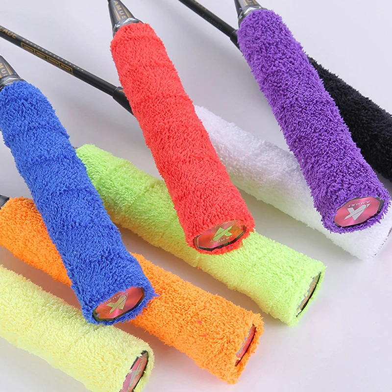 Breathable Anti-slip Sport Over Grip Sweatband Tennis Overgrips Tape Badminton Racket Grips Sweatband Fishing Rods OverGrip Band