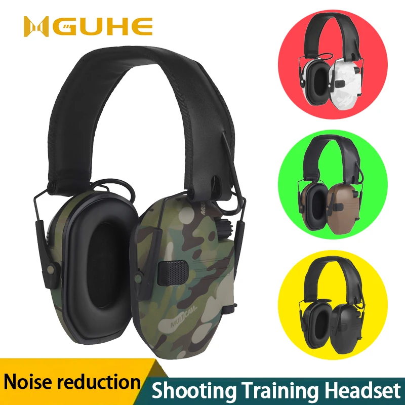 Anti-noise Shooting Headset, Electronic Shooting Earmuffs, Indoor Shooting, Outdoor Hunting Hearing Protection Earmuffs