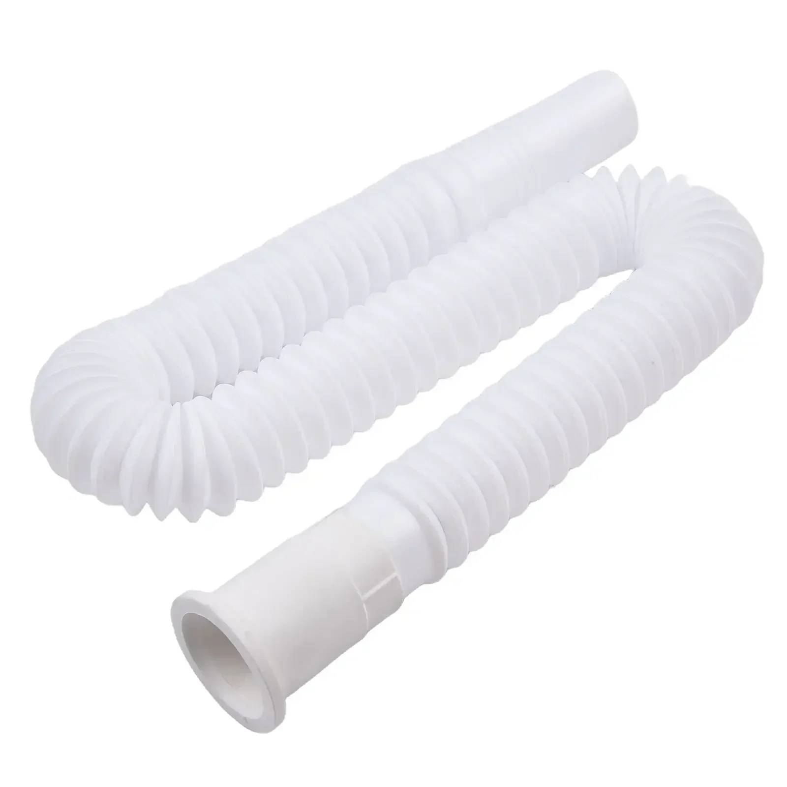 70cm Plastic Drain Pipe Waste Pipe White Pipe 32mm Adjustable Corrosion Resistant Rustproof Kitchen Versatile Tools General