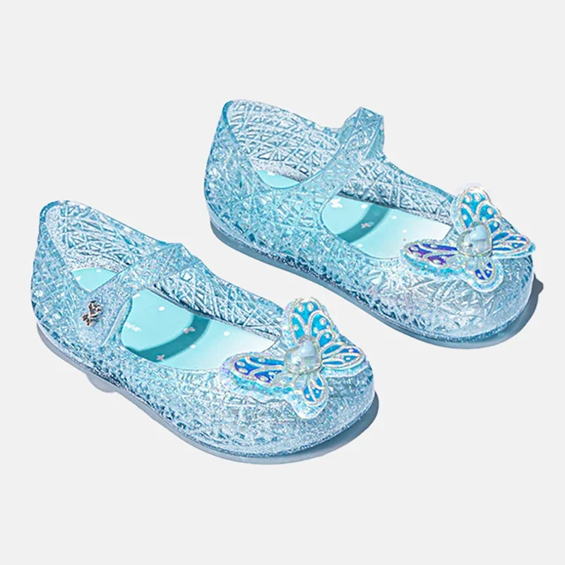 

Girls' Princess Sandals Summer New Fashion Children's Casual Beach Sandals Soft Bottom Comfortable Baby Kid's Crystal Shoes