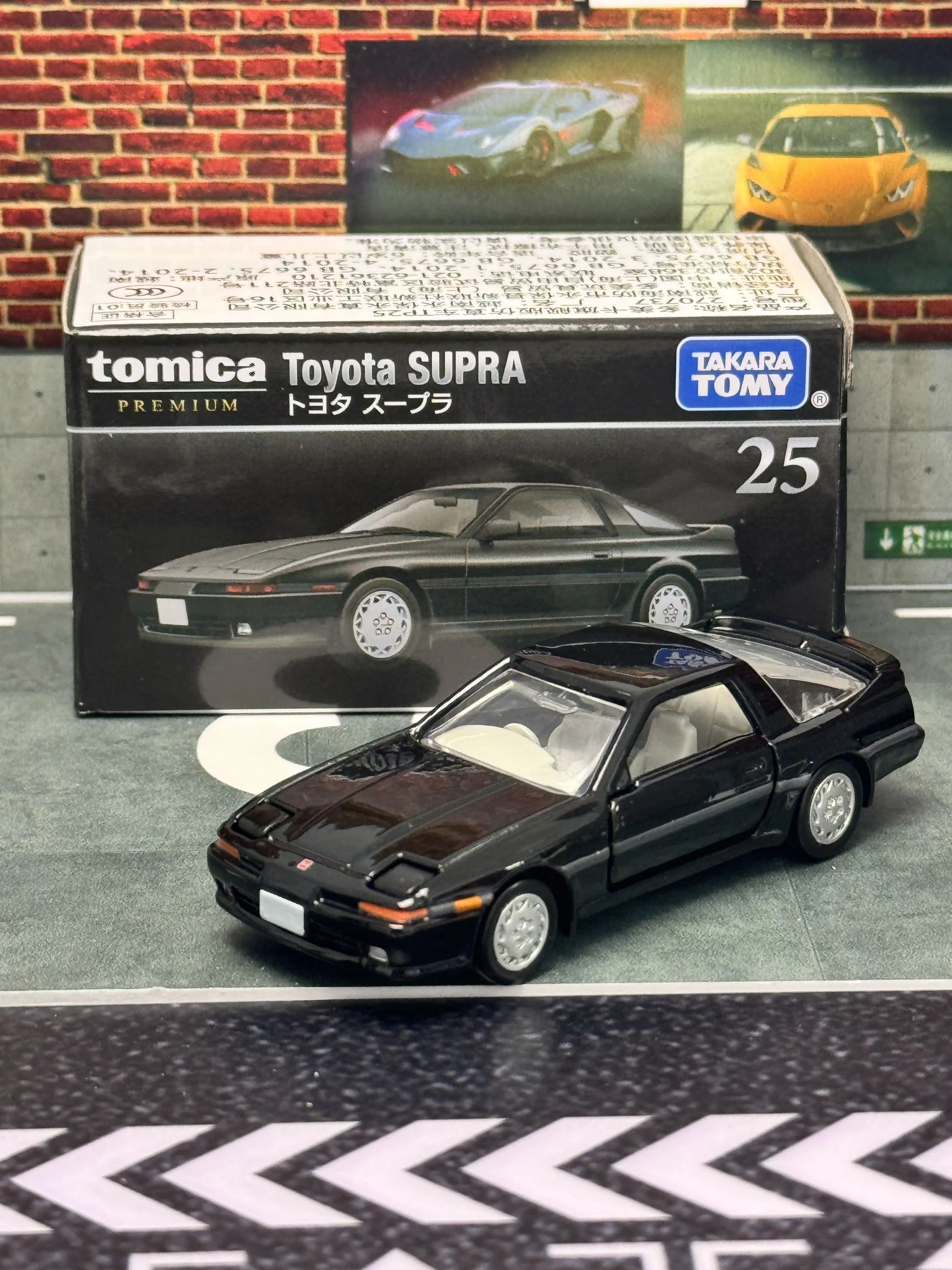 Takara Tomy Tomica Premium 25 Toyota Supra Mini Cars Toy Hot Pop 1:64 Автомобиль из сплава Игрушки Автомобиль Литая под давлением металлическая модель для детей