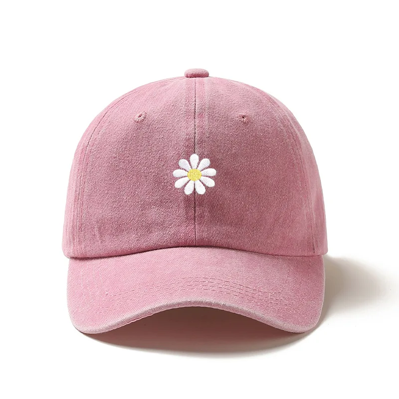 "Little Dandelion" embroidered baseball cap, a hat with a unique adjustable design, suitable for outdoor hiking and outings.