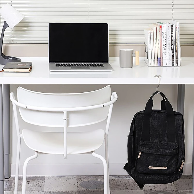 Gancho plegable para bolso de mujer, colgador portátil para bolso, organizador de mesa, herramientas de gancho lateral para escritorio de oficina