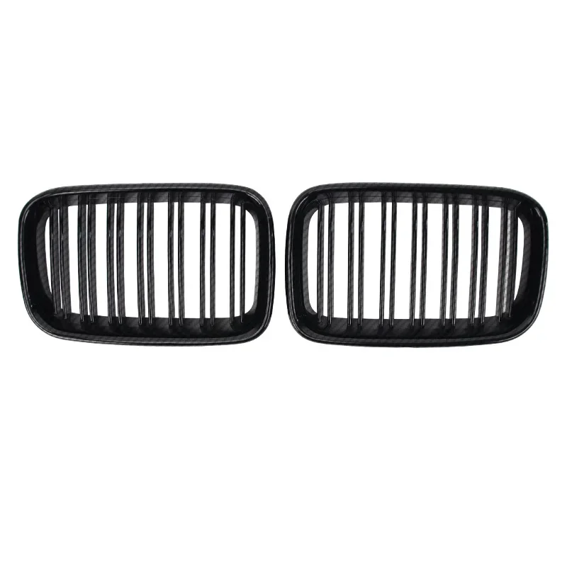 Gloss Black Kidney Grill Replacement Racing Front Bumper Grilles for BMW E36 1992 1993 1994-1999 view 6
