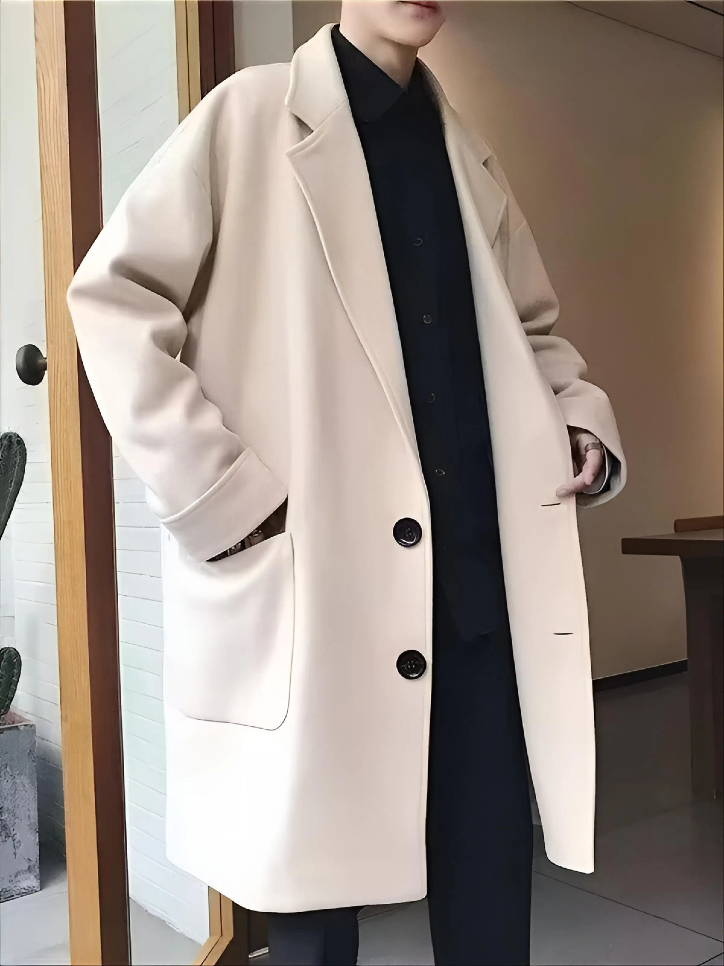 

Wool Blend Turtleneck Top Mans Striped Linear Lined Pinstripe Chalk Pencil Bar Band Ribbon Streak Ray Rule Line Trace Trail Cool