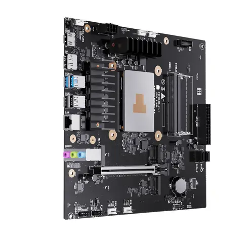 MINISFORUM BD795M AMD Ryzen 9 7945HX M-ATX Placa-mãe 2xDDR5 2x M.2 2280 NVME SSD Windows 11 compatível