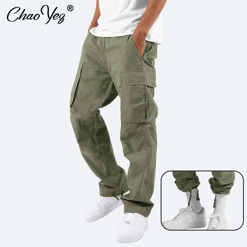 

Autumn Men Cargo Pants Spring Summer Trousers Casual Pants Fashion Trouser Male Loose Harajuku Sweatpants Streetwear S-5XL