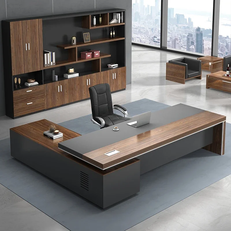

Unusual High Quality Office Desk Modern European Boss Minimalist Office Desk Luxury Conference Designer Escritorio Furniture