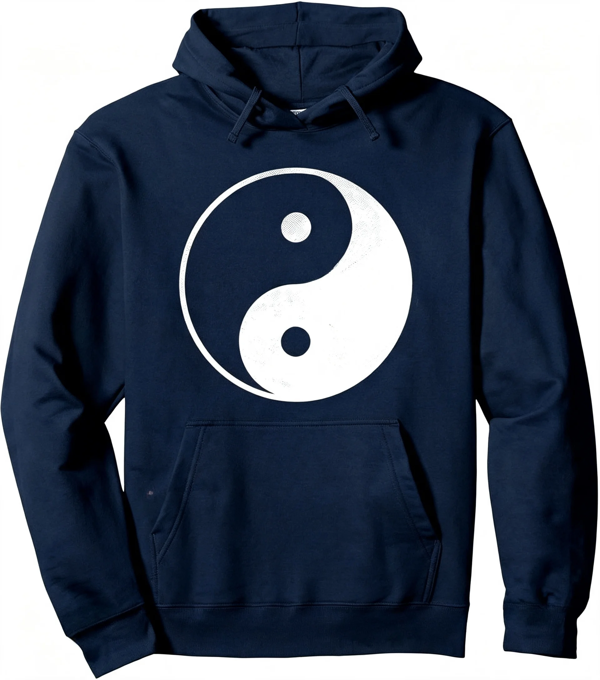 2026 Herbst Winter Yin Yang Spiritueller Distressed Pullover Hoodie, Yinyang-Design Lässiger Street-Sweatshirt für Männer und Frauen – Detail 5