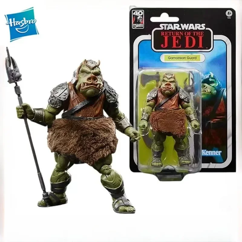 Hasbro Star Wars 15cm Actionable 40th Anniversary Wall Card Gamorrean Military Action Figures Kids Toys Birthday Gift