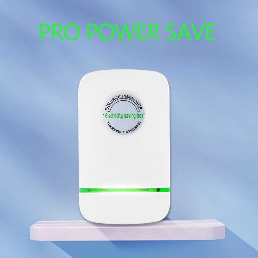 Pro Power Save Electricity Energy Saver 90V-250V Home Office Electricity Saving Box EU Plug Stable Voltage Power Saver
