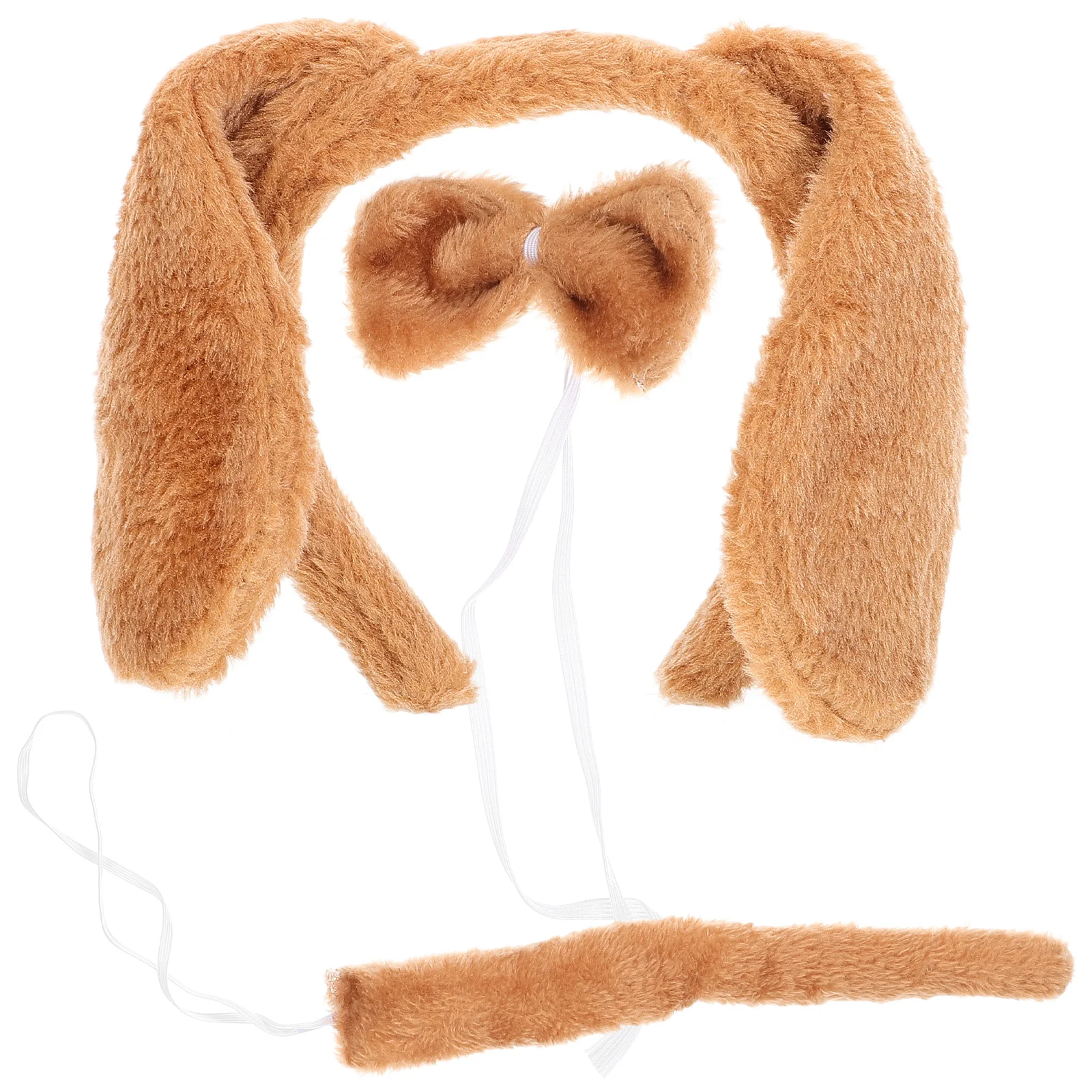 

Cosplay Props Decorative Kids Costume Tail Plush Ears Headband Headbands Puppy Animals Dog Hair Hoops