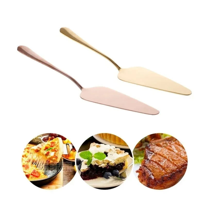 1Pc Stainless Steel Cake Shovel Knife Pie Pizza Cheese Server Cake Divider Knives Baking Tools