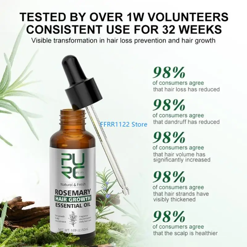 

Y1UF Rosemary Hair Oil For Dry Scalp Stimulates Hair Growth Hair Care Refreshing