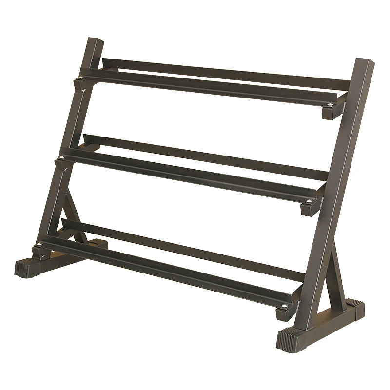 

Dumbbell and Kettlebell Storage Rack Commercial Home Gym Fitness Equipment Heavy Duty Steel Stable Durable Safe Workout