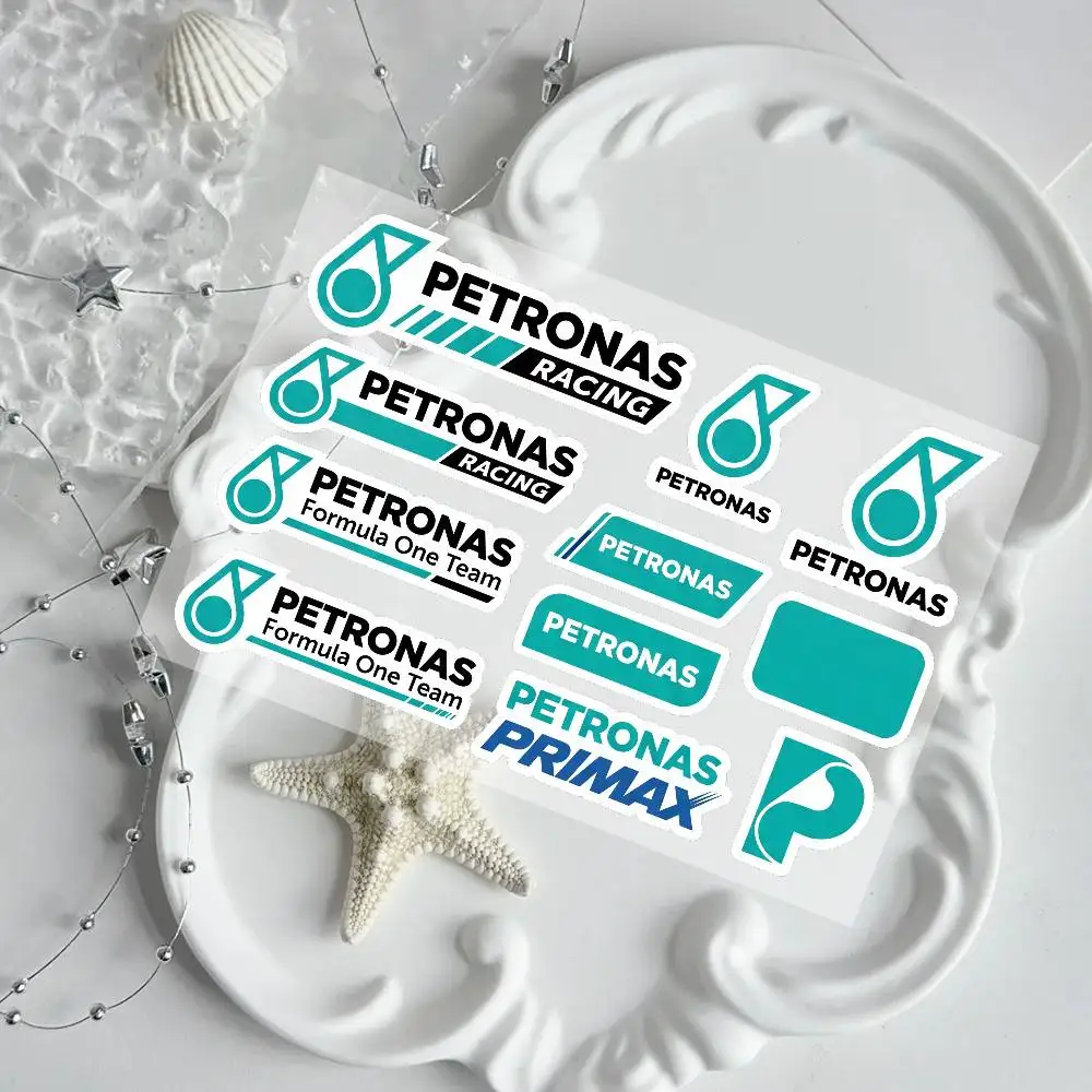 For PETRONAS Reflective Motorcycle Stickers Waterproof Vinyl Decals For Motorbike Helmet Fuel Tank Bike