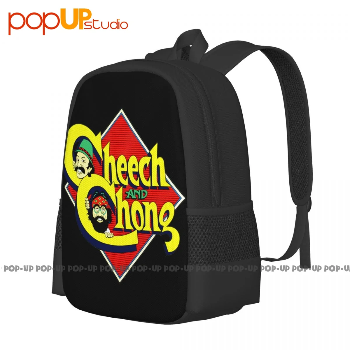 Authentic Cheech Chong Caricature Movie Logo Backpack Large Capacity Fashion Shoe Bag Sports Bag Multi-function