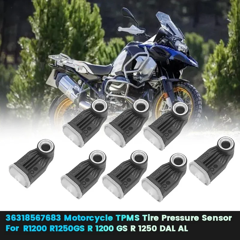 8Pcs 36318567683 Motorcycle Tire Pressure Sensor For BMW R1200 R1250GS R 1200 GS R 1250 DAL AL TPMS Monit Sensor 8567683