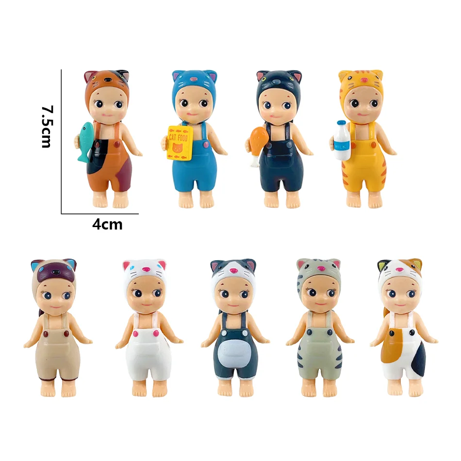 Cat Blind Box Sonny Angel Cats Life Action Figures Toys Ornaments Dolls For Fans Children Christmas Gifts 1Pc Random Send image 3