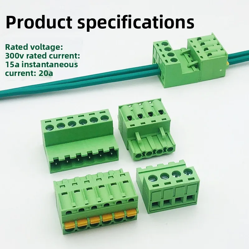 

Solder-free butt 2EDGRK-5.08mm plug-in terminal air plug-in complete set with KD spring plug