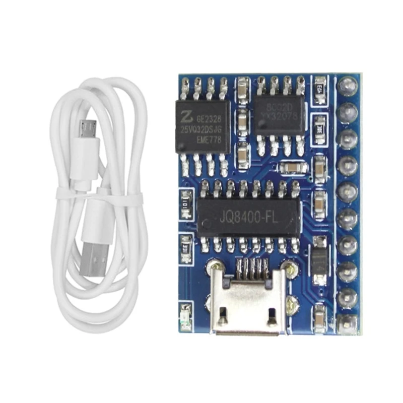 Module d'enregistrement sonore programmation JQ8400-FL JQ8900-16P, contrôle USB