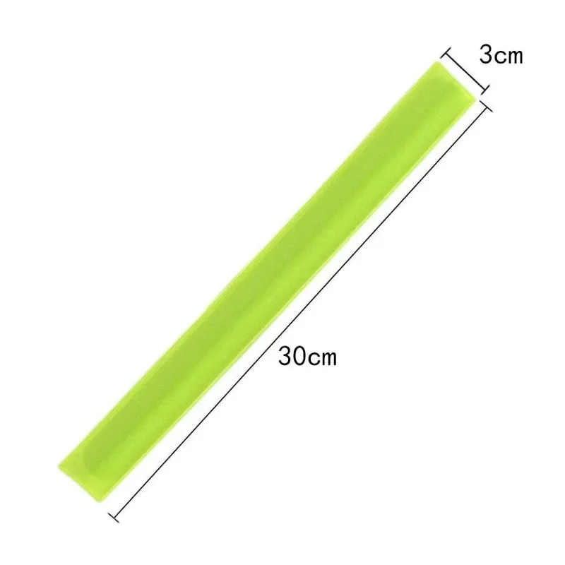 4Pcs Cycling Reflective Tape For Wrist Arm Ankle Leg Safety Strips Warning Wristband Outdoor Running Fishing Fluorescent Band