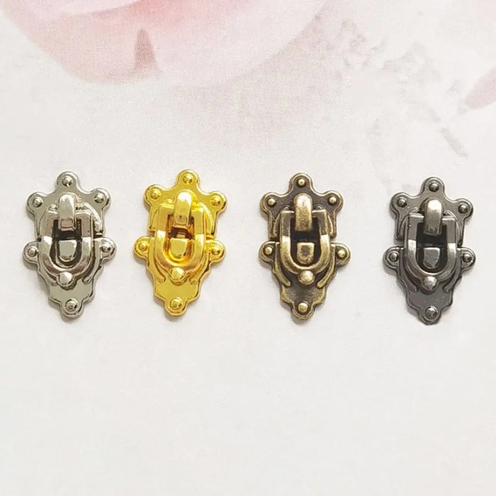 5pcs New Mini Metal Crafts Lock 4 Colors DIY Manual Box Accessories Accessories