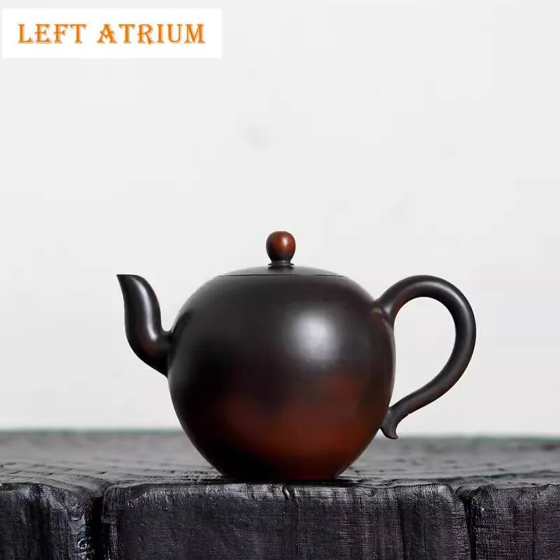 

180ml Nixing Pottery Beauty Shoulder Teapot Antique Tea Infuser Pot Tea Maker Kettle With Filter Tableware Accessories Craft