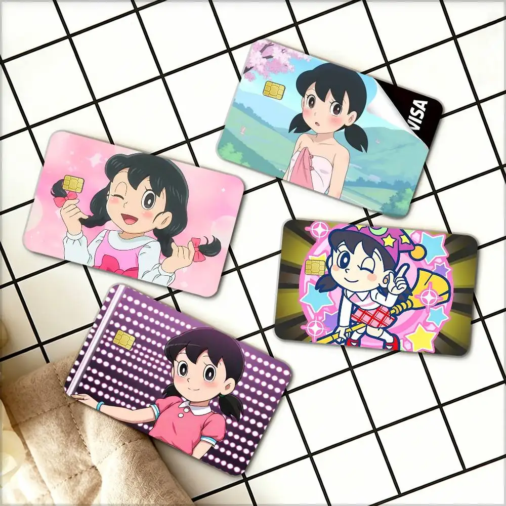 

Anime S-hizuka M-inamoto Waterproof Film Skin Cover Credit Card Stickers Debit Front Bank Bus Pass