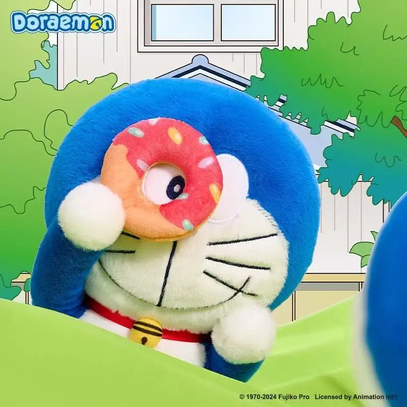 Pluszak Doraemon Seria Deserów Zabawka Nobita Lizak Pączek Pyszny Ciasto Popcorn