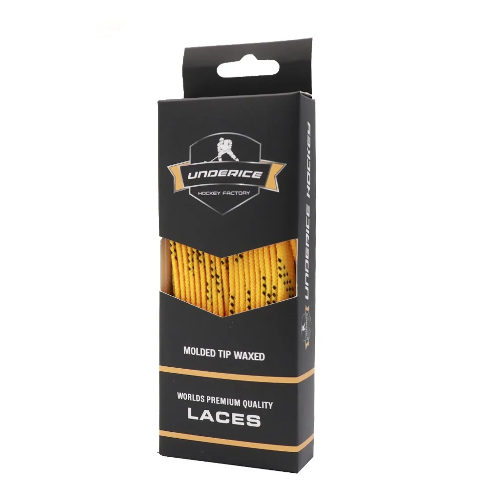 

84/108inch Hockey Skate Laces Dual Layer Braid Reinforced Waxed Tip Hockey Laces Durable Hockey Accessories Ice Hockey