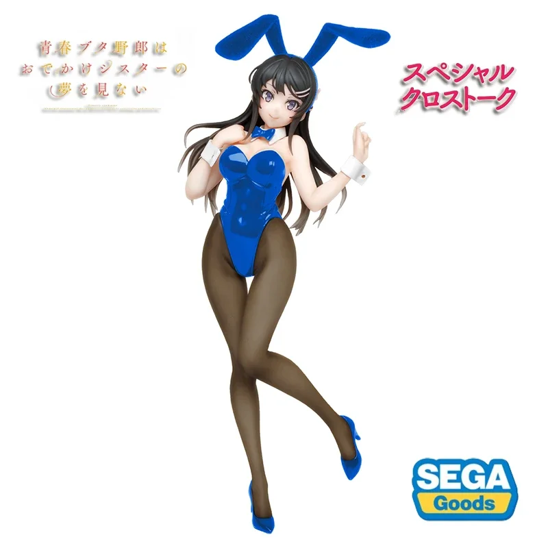 Originele 15/20 Cm Taito AMP Kunstenaar Schurk Sakurajima Mai Bunny Girl Action Figure Model Droomt Niet Zitpositie leuke Speelgoed