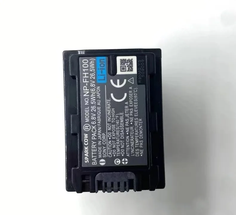 

Original NP-FH100 FH100 Camera Battery For Sony CR-DVD405 407E 408 410E 450 602E 650E DCR-HC96 SR85 HDR-HC9 SR12 BC-TRP Charger