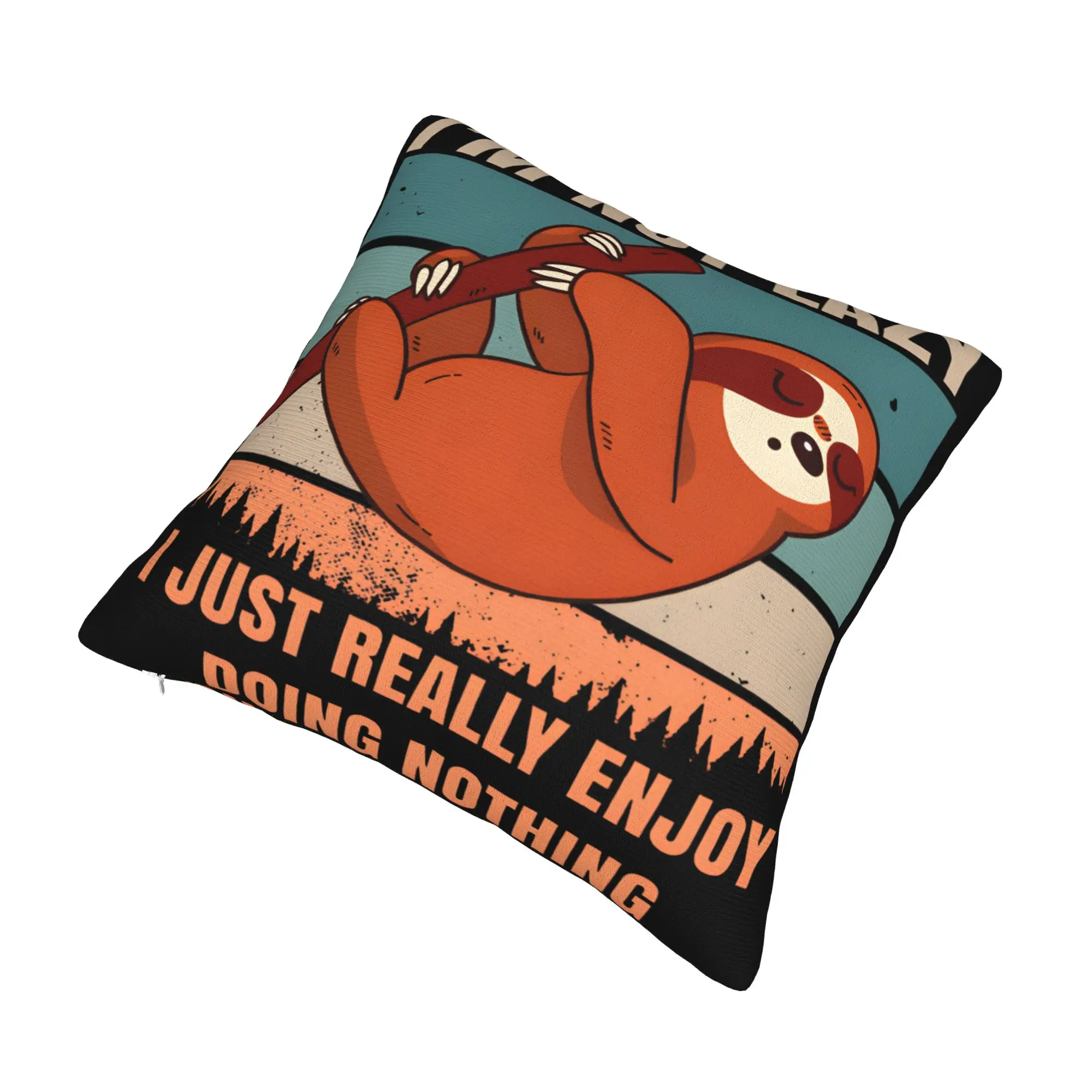Decorative Pillowcase I'm Not Lazy I Just Really Enjoy Doing Nothing Sofa Throw Pillow Case Cover Square Multiple Sizes