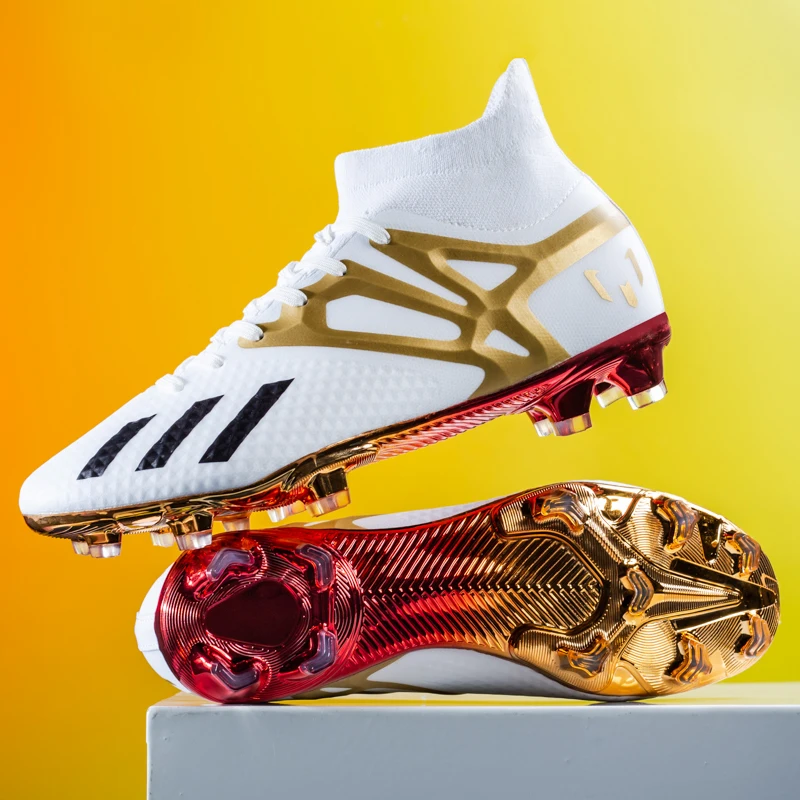 

2025 Football Shoes Men Non-slip Football Boots Unisex Professional Soccer Shoes Sports New Cleats Drop Shipping Ultralight Brea