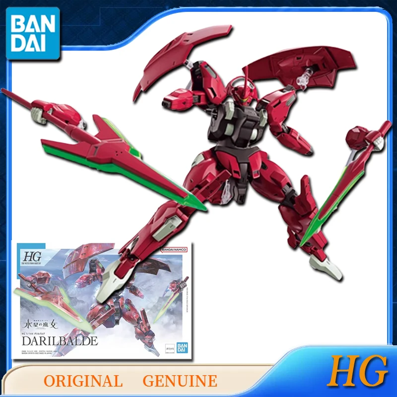 Bandai Original Genuine HG 1/144 THE WITCH FROM MERCURY GUNDAM DARILBALDE Anime Action Figures Toy for Kids Gift Model Ornaments