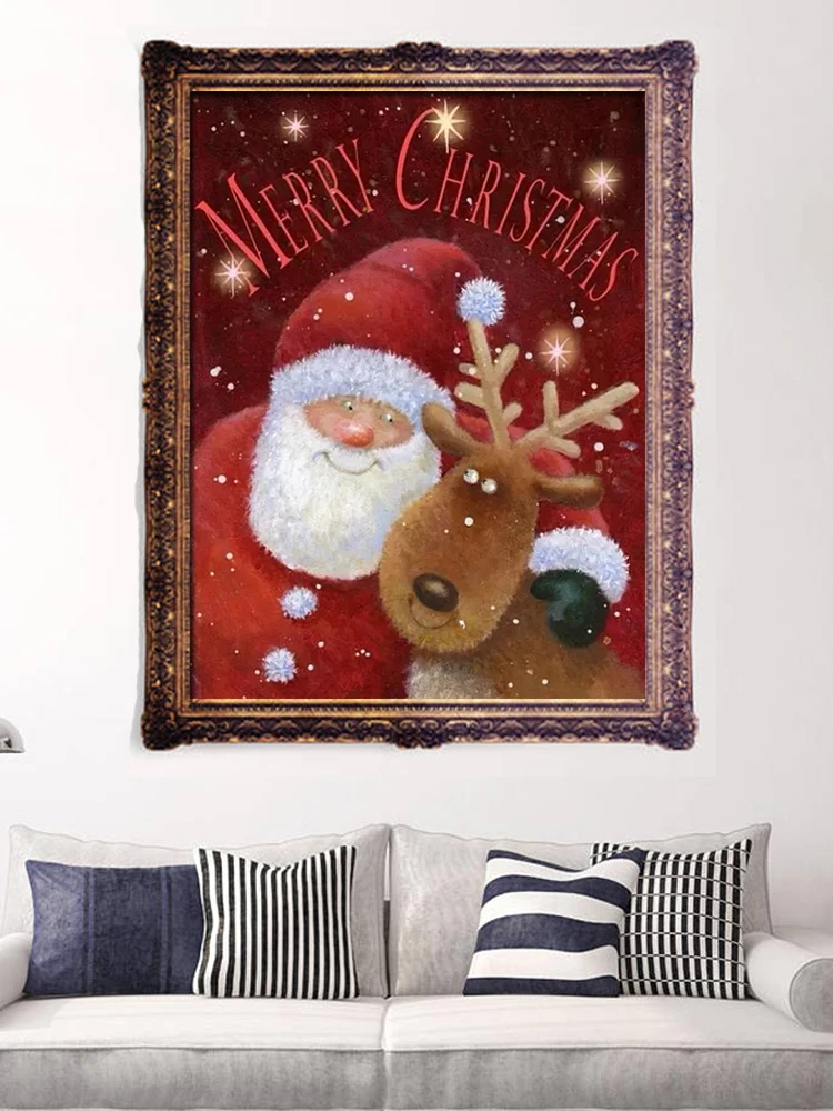 

KAMY Yi Diamond draw Santa Claus, Christmas gift DIY production cross-stitch diamonds home decoration