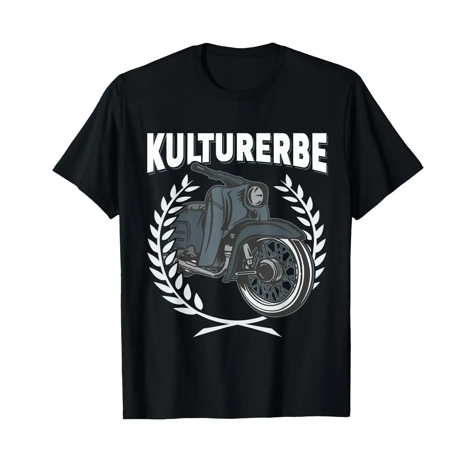 Kulturerbe KR51 Simson Moped T Shirt vintage Washed Top For Everyday Wear homme streetwear designer clothes Stretched