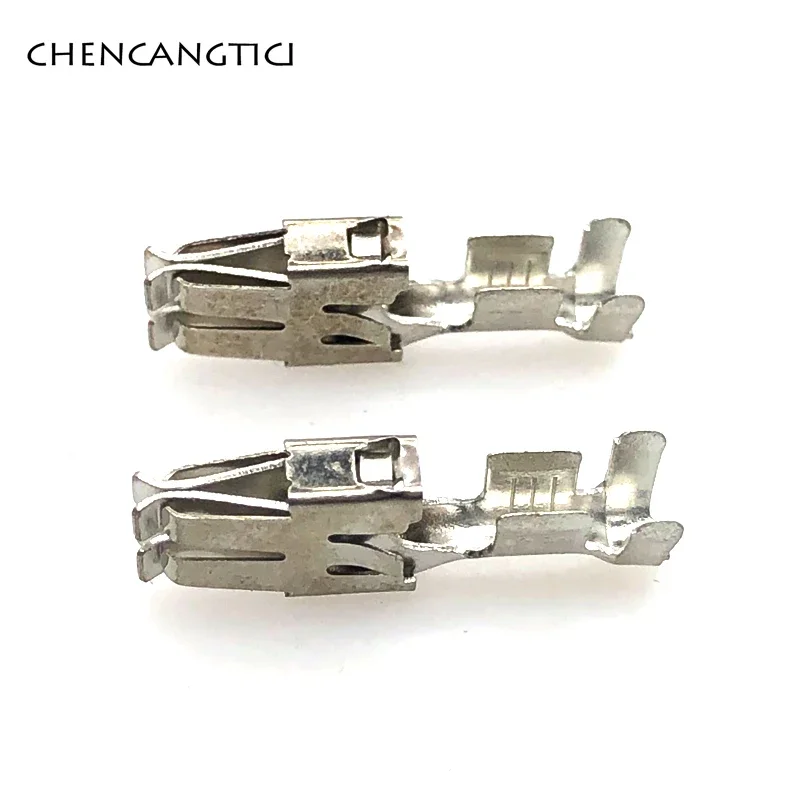 20 Pcs 6.3 MM Series Automotive Electrical Splice Wire Terminal Car Non-Insulated Female Crimp Cable Terminal 926965-1