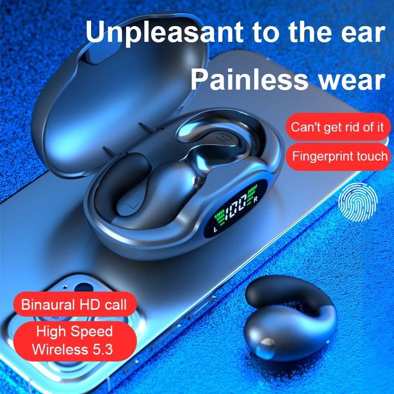 JAD S19 V5.3 BT 300mAh 9-10hours playback duration wireless earphone Good sound quality Waterproof Earbud earphone headphone