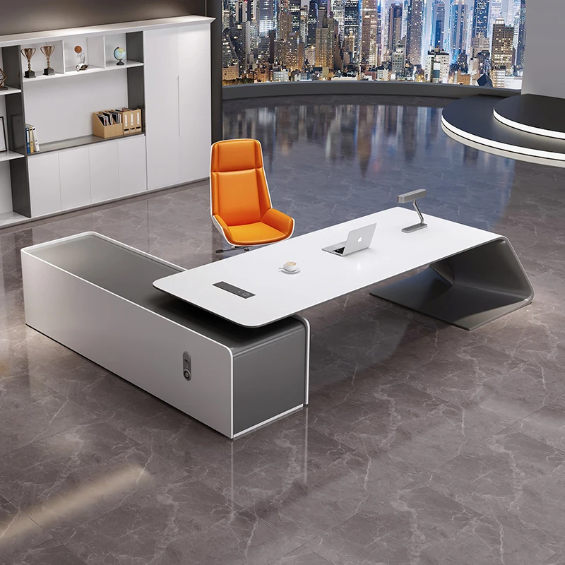 

Computer Desk Organizer L Shaped Desk Sedentary Table Study Desks Room Pliante Office Gaming Standing Removable Corner Seating