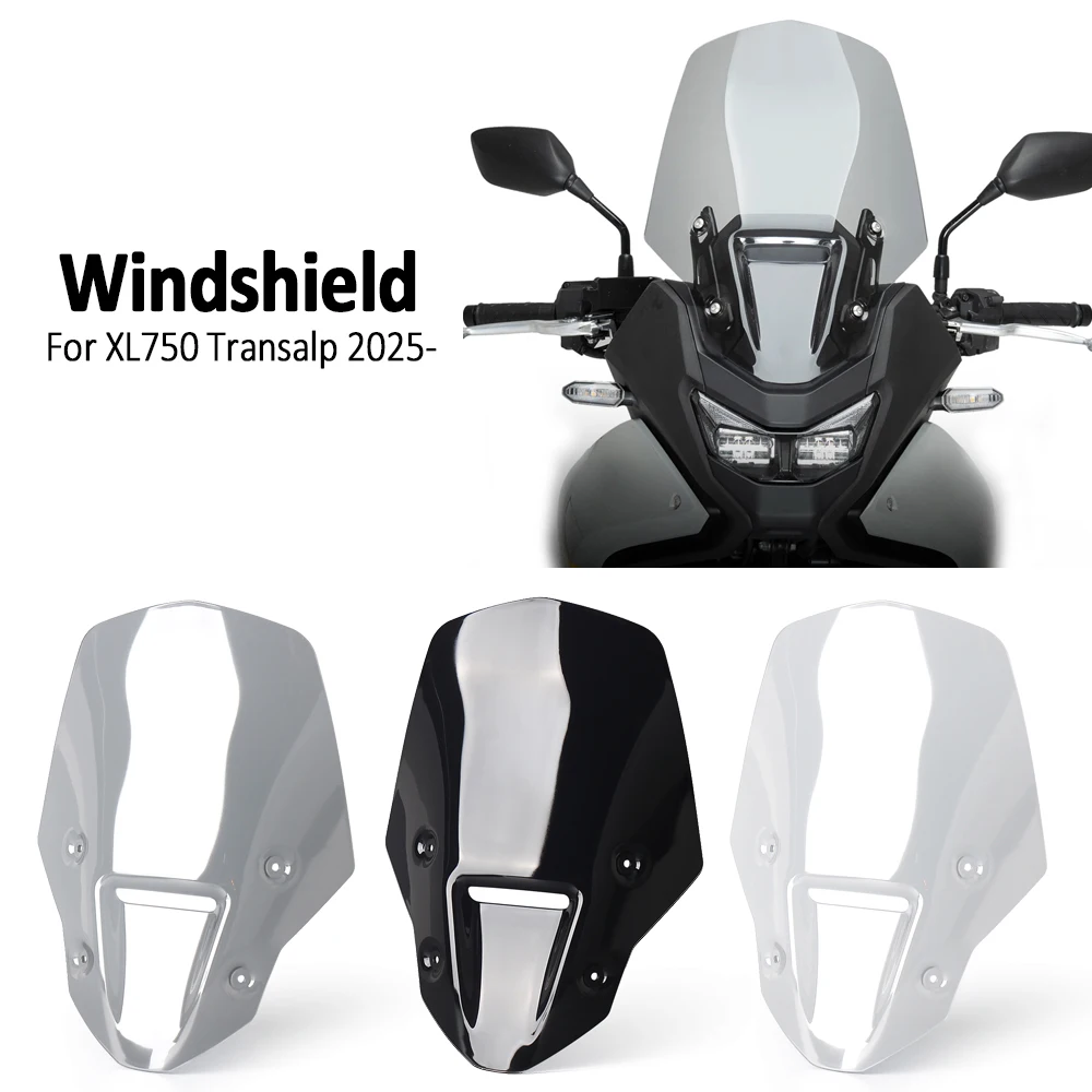 

XL750 TRANSALP Windscreen For Honda XL 750 Transalp 2025 2026 New Motorcycle Windshield Front Fairing Accessories Wind Deflector
