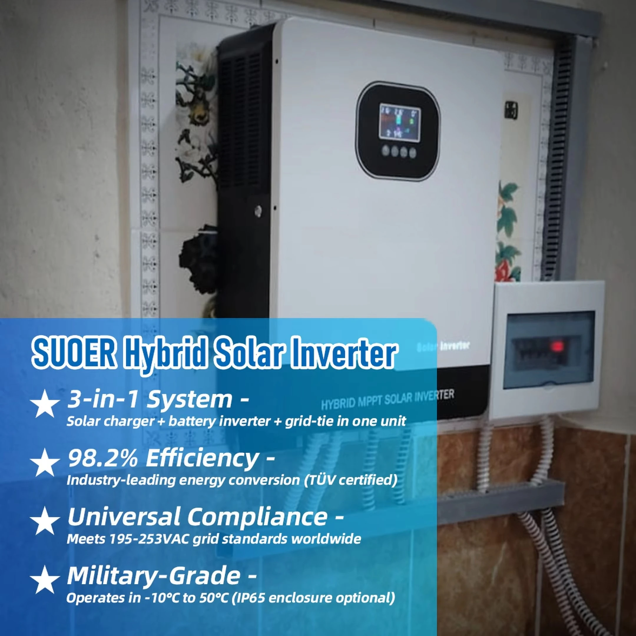 Solar Inverter 6000w Wifi Hybr - Off Grid Solar Inverter 48V 6000W ulasan dan harga