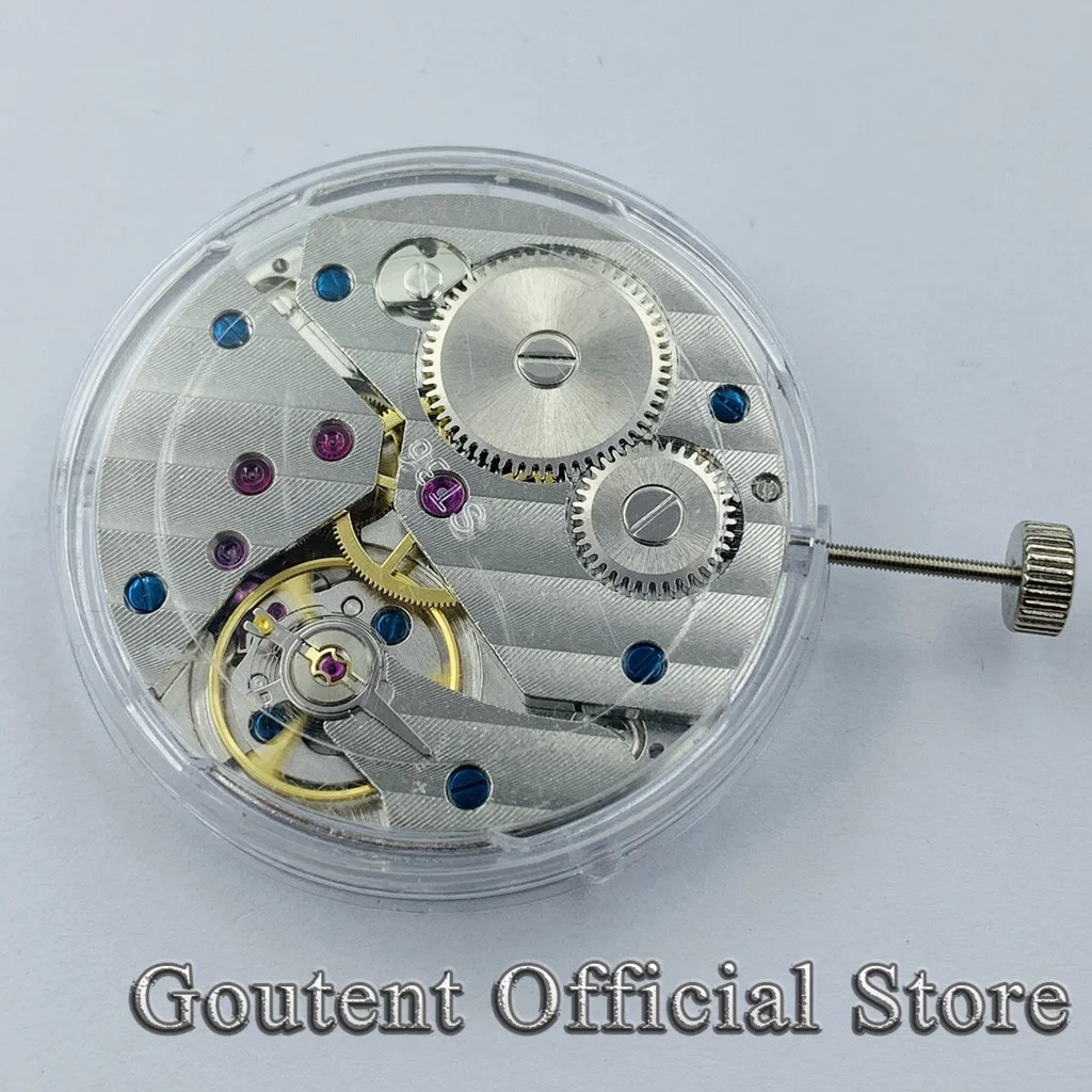 

Goutent 17Jewels ST36 Mechanical Hand Winding Replace 6497 Watch Movement Men's Watch